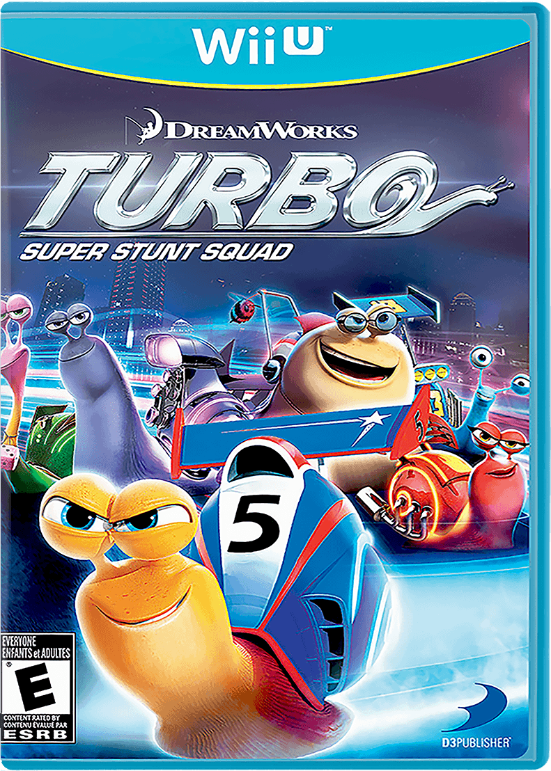 Turbo: Super Stunt Squad box art for Wii U